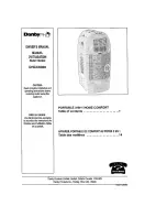 Предварительный просмотр 1 страницы Danby DHCC6020 Owner'S Manual