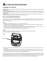 Preview for 8 page of Danby DIM2500WDB Owner'S Use And Care Manual