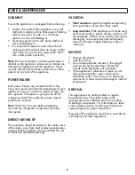 Preview for 7 page of Danby Diplomat DCF090B1WM Owner'S Manual