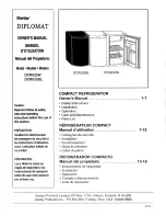 Preview for 1 page of Danby Diplomat DCR033W Owner'S Manual