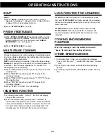 Preview for 12 page of Danby DMW077BLSDD Owner'S Use And Care Manual