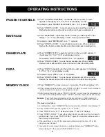 Предварительный просмотр 13 страницы Danby DMW07A1SLDD Owner'S Use And Care Manual