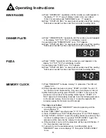 Preview for 13 page of Danby DMW099BLDB Owner'S Use And Care Manual