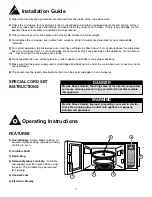 Предварительный просмотр 9 страницы Danby DMW099WDB Owner'S Use And Care Manual