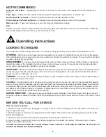 Preview for 10 page of Danby DMW1110BLDB Owner'S Use And Care Manual