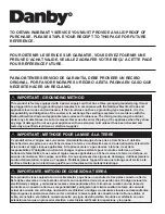 Preview for 3 page of Danby DMW11A4BDB Owner'S Use And Care Manual