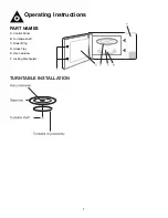 Preview for 7 page of Danby DMW14SA1BDB Owner'S Use And Care Manual