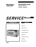 Предварительный просмотр 1 страницы Danby DMW769W Service Manual