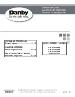 Danby DPA050B7BDB Owner'S Manual preview