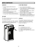 Preview for 16 page of Danby DPA050B7BDB Owner'S Manual