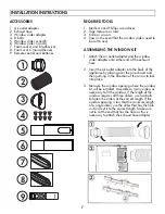 Preview for 8 page of Danby DPA050E2BDB-6 Owner'S Manual