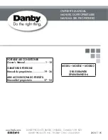 Danby DPA058B6WDB Owner'S Manual preview