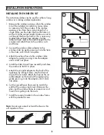 Предварительный просмотр 9 страницы Danby DPA058B6WDB Owner'S Manual