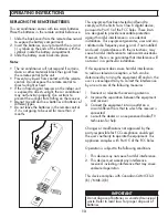 Предварительный просмотр 14 страницы Danby DPA058B6WDB Owner'S Manual