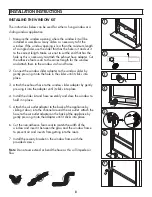 Preview for 9 page of Danby DPA060B1WDB Owner'S Manual