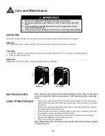 Preview for 19 page of Danby DPA060C2WDB Owner'S Use And Care Manual