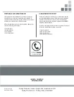 Preview for 40 page of Danby DPA060C2WDB Owner'S Use And Care Manual