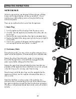 Preview for 22 page of Danby DPA072B8WDB-RF Owner'S Manual