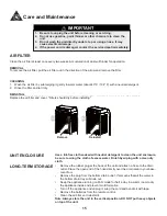 Preview for 19 page of Danby DPA080C2SDB Owner'S Use And Care Manual