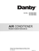 Danby DPA080CB7WDB Manual preview