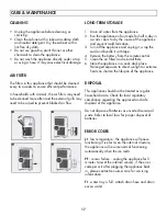 Preview for 18 page of Danby DPA080E3WDB-6 Owner'S Manual