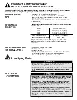 Preview for 5 page of Danby DPA085B1GB Owner'S Use And Care Manual