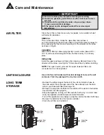 Preview for 16 page of Danby DPA085B1GB Owner'S Use And Care Manual