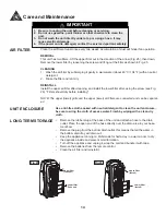 Предварительный просмотр 18 страницы Danby DPA085CB1GDB Owner'S Use And Care Manual