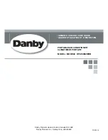 Preview for 1 page of Danby DPA100B2WDB Owner'S Use And Care Manual