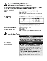 Preview for 6 page of Danby DPA100B2WDB Owner'S Use And Care Manual