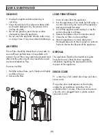 Preview for 24 page of Danby DPA100B9IWDB-6 Owner'S Manual