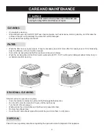 Preview for 12 page of Danby DPA100D1MDD Owner'S Use And Care Manual