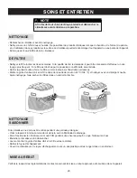 Preview for 23 page of Danby DPA100D1MDD Owner'S Use And Care Manual