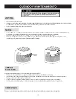 Preview for 34 page of Danby DPA100D1MDD Owner'S Use And Care Manual