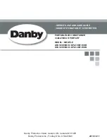 Preview for 1 page of Danby DPA100E1BDB Owner'S Use And Care Manual