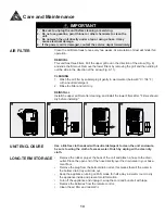 Preview for 18 page of Danby DPA100E1BDB Owner'S Use And Care Manual