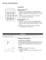 Preview for 8 page of Danby DPA100E1WDB Instructions Manual