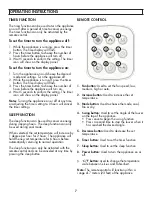 Preview for 8 page of Danby DPA100E3WDB Owner'S Manual