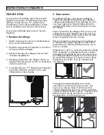 Preview for 22 page of Danby DPA100E3WDB Owner'S Manual