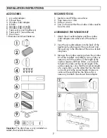 Preview for 8 page of Danby DPA100E5WDB-6 Owner'S Manual