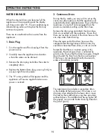 Preview for 16 page of Danby DPA100E5WDB-6 Owner'S Manual