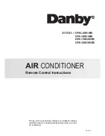 Preview for 1 page of Danby DPA110B2WDD Instructions Manual