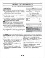 Preview for 3 page of Danby DPA120A1GB Owner'S Use And Care Manual