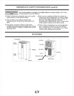 Preview for 4 page of Danby DPA120A1GB Owner'S Use And Care Manual