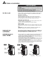 Preview for 33 page of Danby DPA120B1WB Owner'S Use And Care Manual