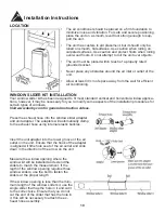 Preview for 13 page of Danby DPA120B3WDB Owner'S Use And Care Manual