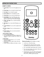 Preview for 9 page of Danby DPA120B8WDB-RF Owner'S Manual