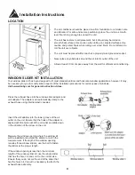 Preview for 12 page of Danby DPA120BCCWDB Owner'S Use And Care Manual