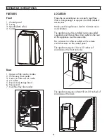 Preview for 7 page of Danby DPA120BDCGDB Owner'S Manual