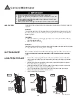 Preview for 18 page of Danby DPA120CB1WDB Owner'S Use And Care Manual